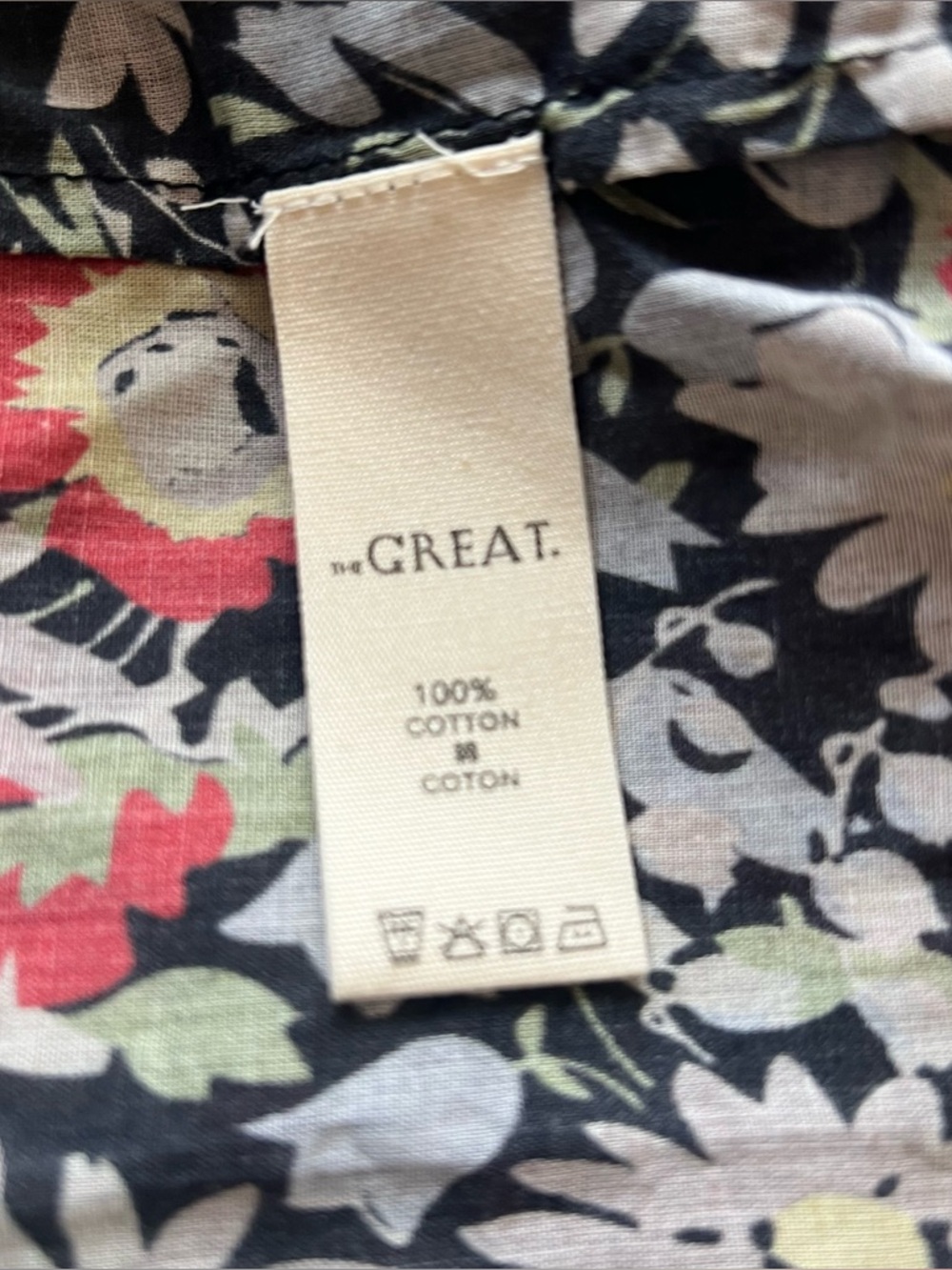 The GREAT Geranium Floral Maxi Dress Womens L - Picture 16 of 16